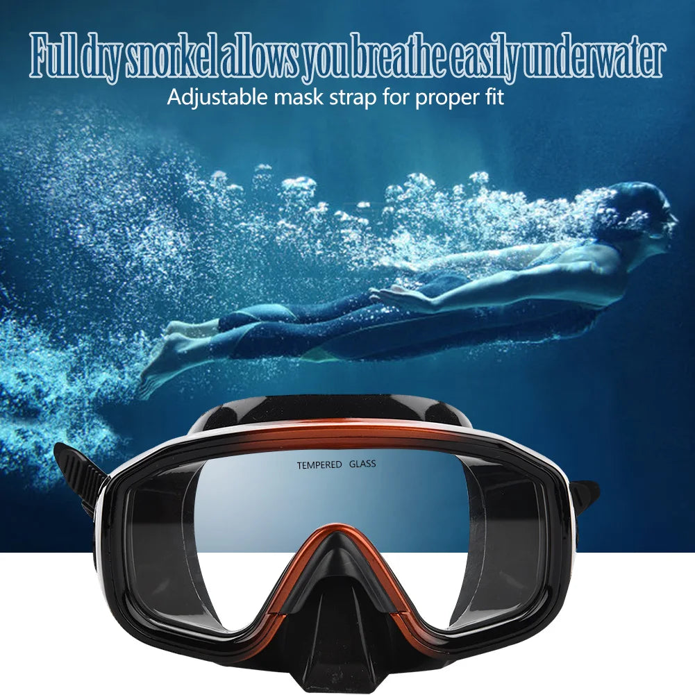 Adult Snorkel Mask & Goggles Set