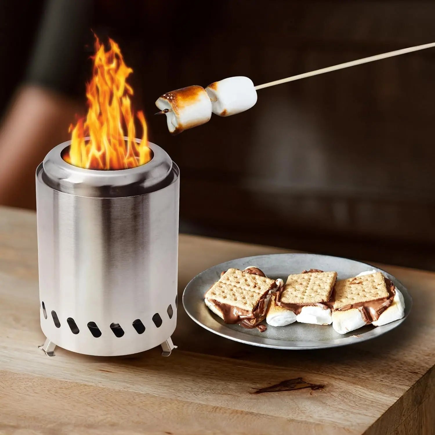Portable Wood Burning Camp Stove — Smokeless