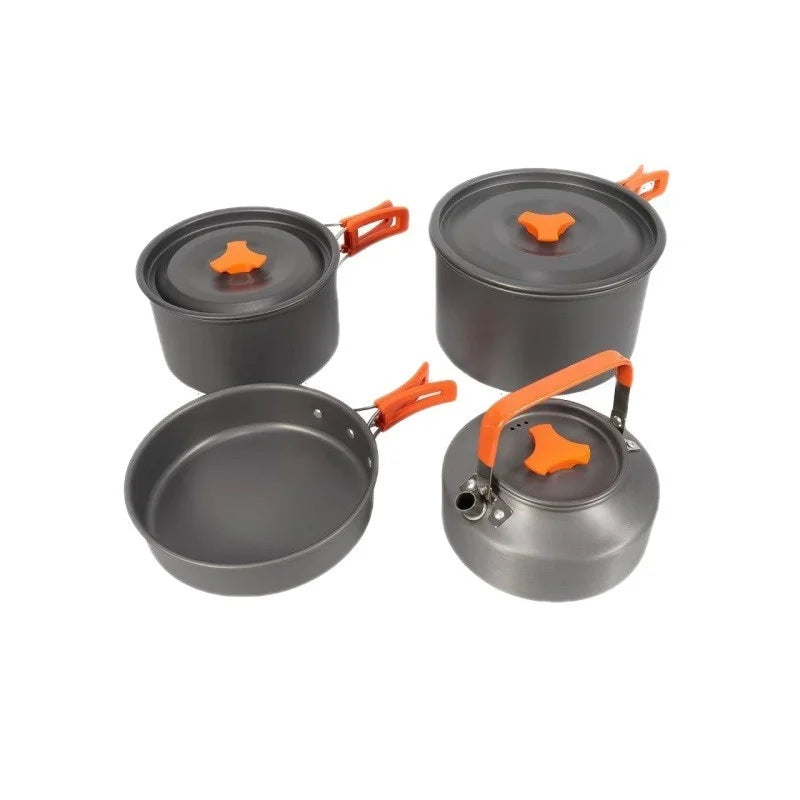 Camping Cookware Set — Kettle & Frying Pan
