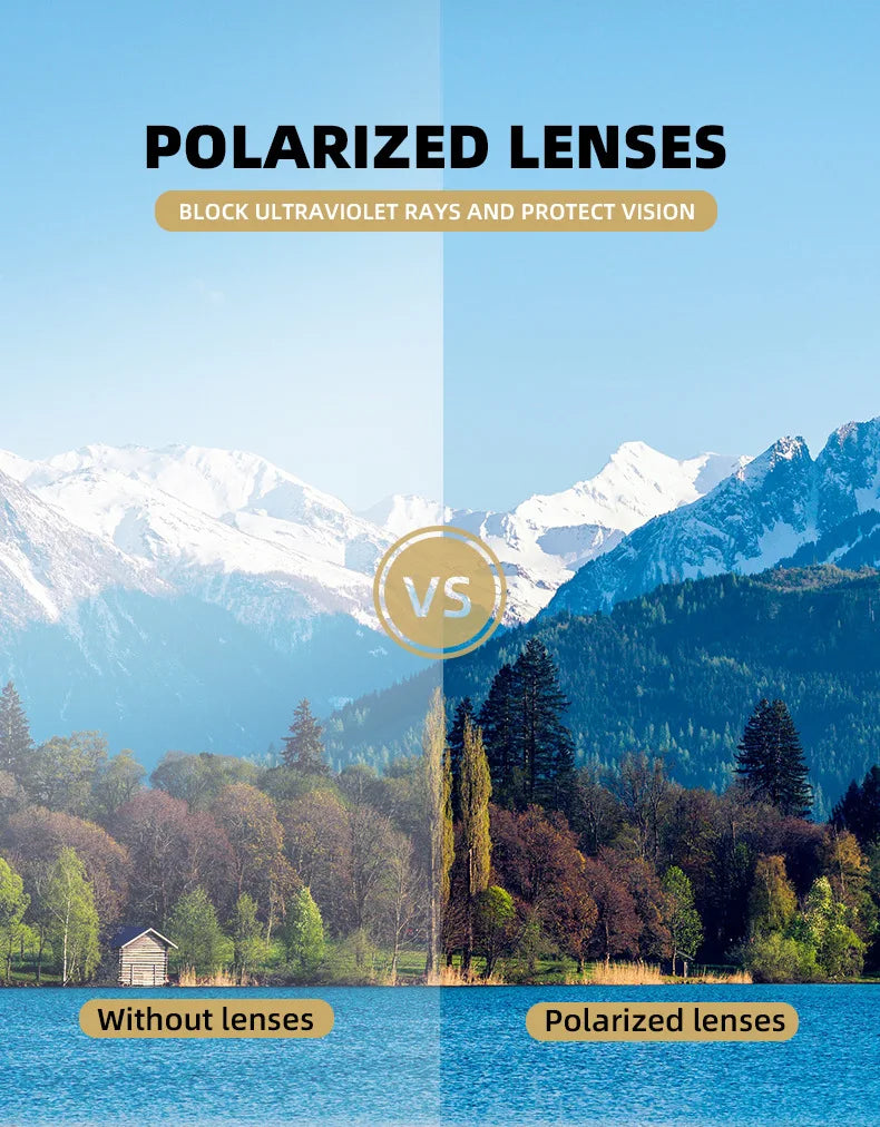 Polarized Square Sport Sunglasses — UV400