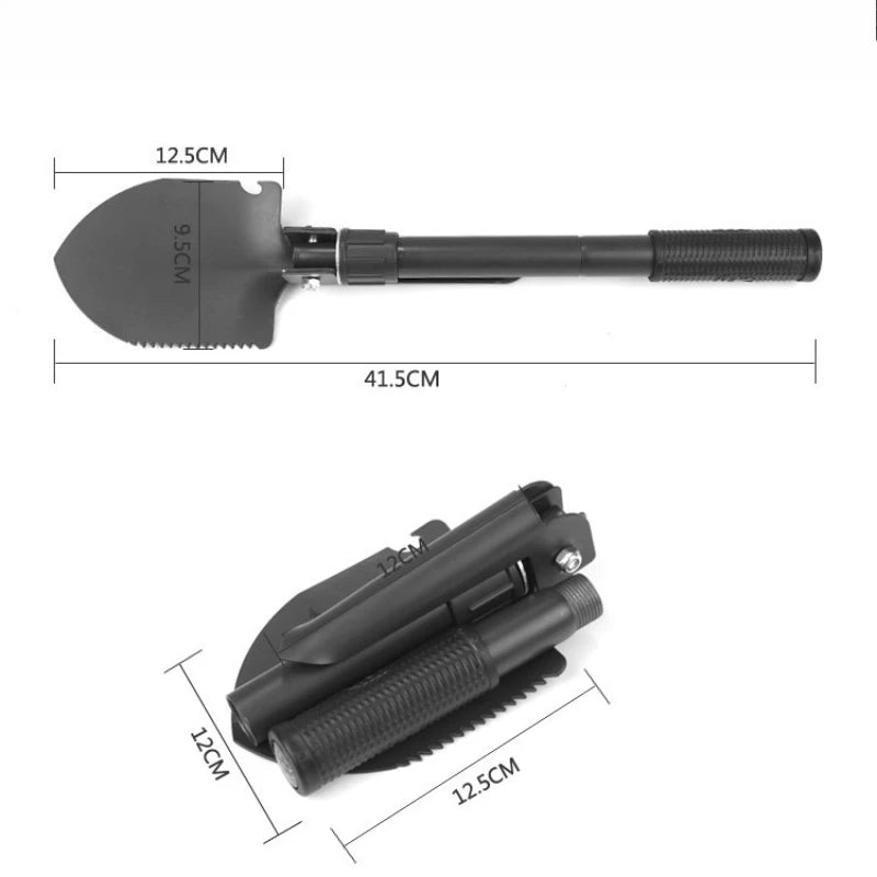 Military Folding Shovel with Compass