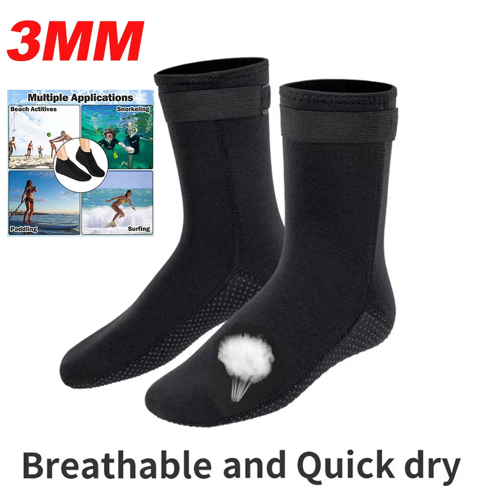 Neoprene Wetsuit Booties — Diving & Surf