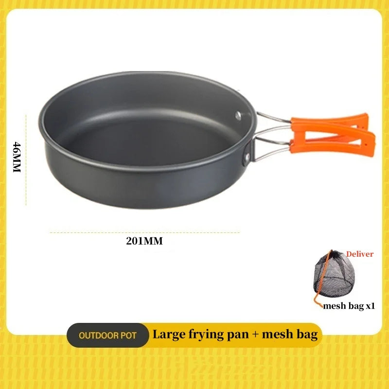 Camping Cookware Set — Kettle & Frying Pan