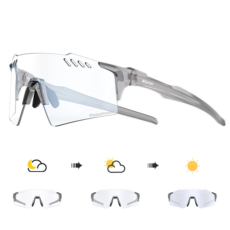 Photochromic MTB Cycling Glasses — UV400