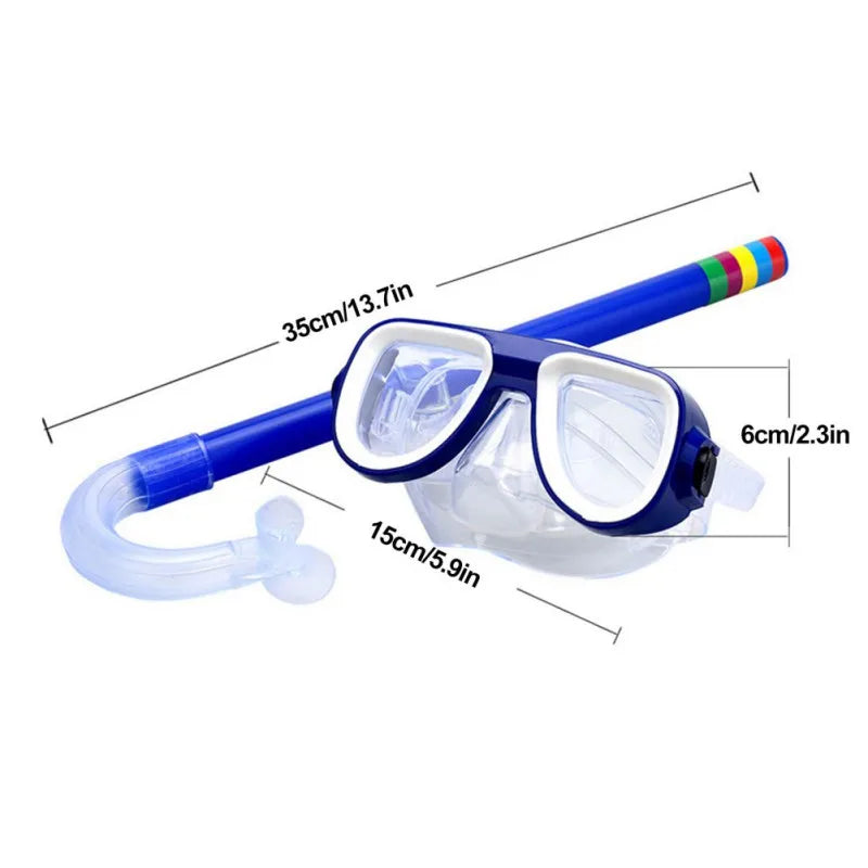Kids Snorkel Mask & Dry Snorkel Set