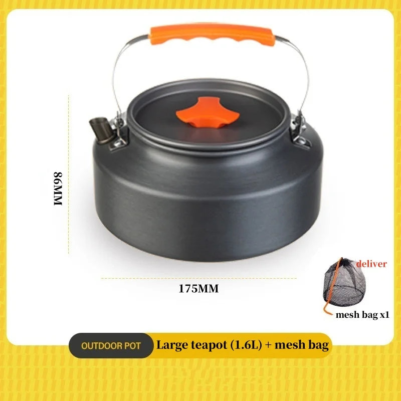 Camping Cookware Set — Kettle & Frying Pan
