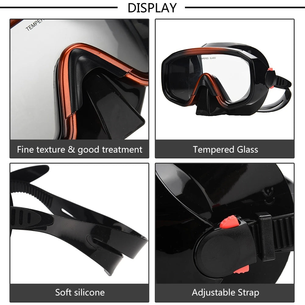 Adult Snorkel Mask & Goggles Set