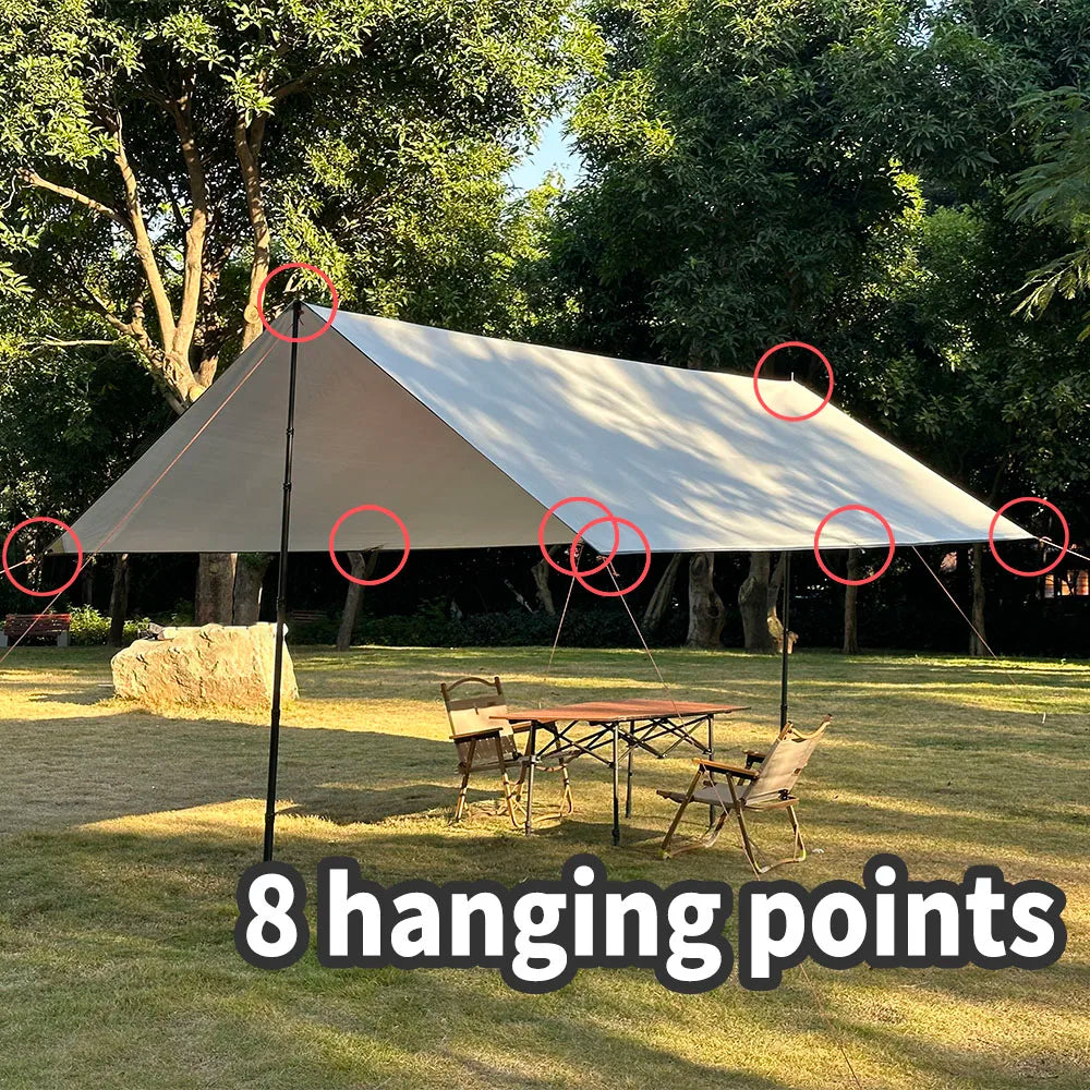 Waterproof Camping Tarp & Sun Shelter