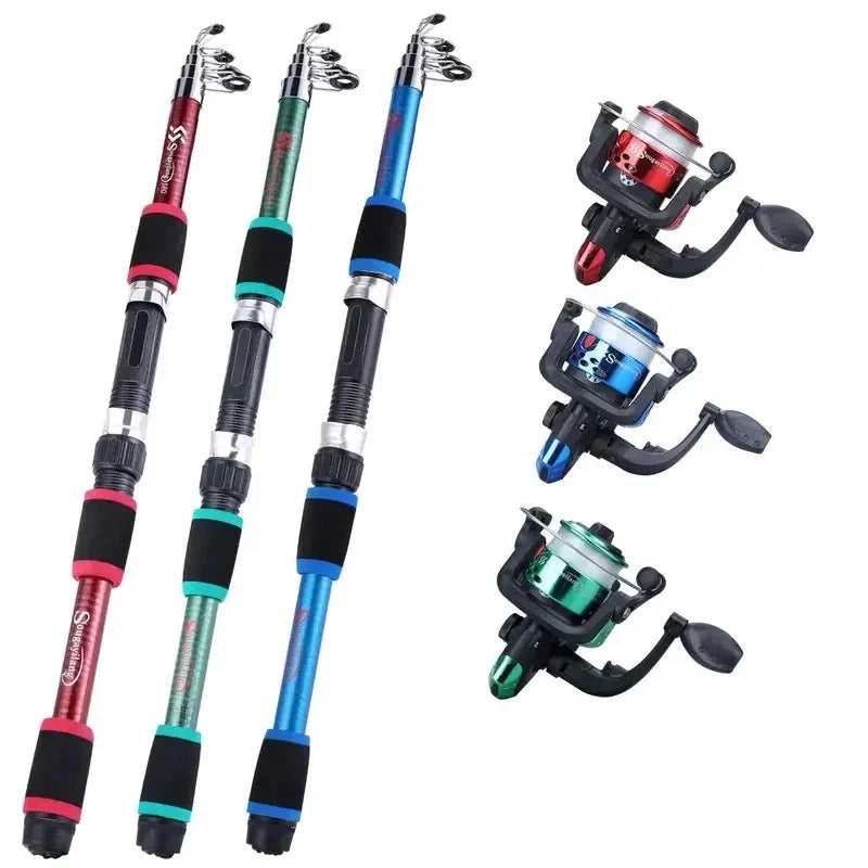 Telescopic Fishing Rod & Spinning Reel Combo
