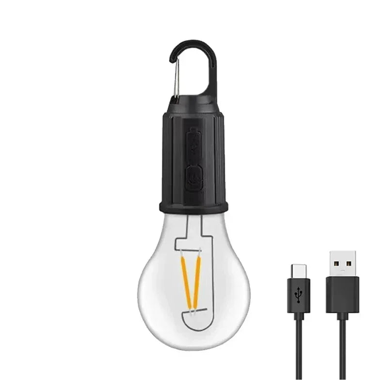 Solar USB Rechargeable Dimmable Camp Bulb