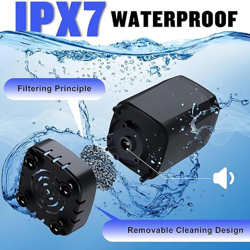 Portable Electric Camping Shower — 6000mAh