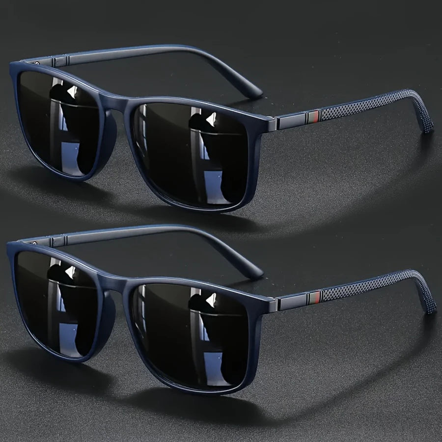 Square Vintage Cycling Sunglasses — UV400