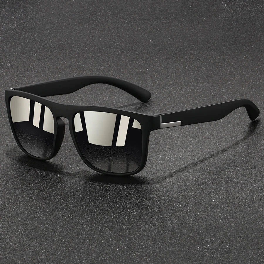 Vintage Square Anti-Glare Sunglasses — UV400