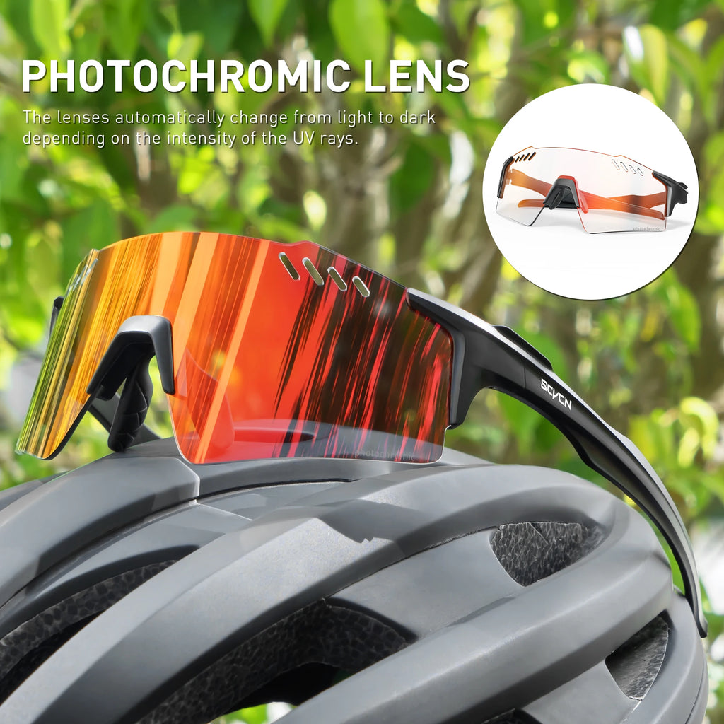 Photochromic MTB Cycling Glasses — UV400