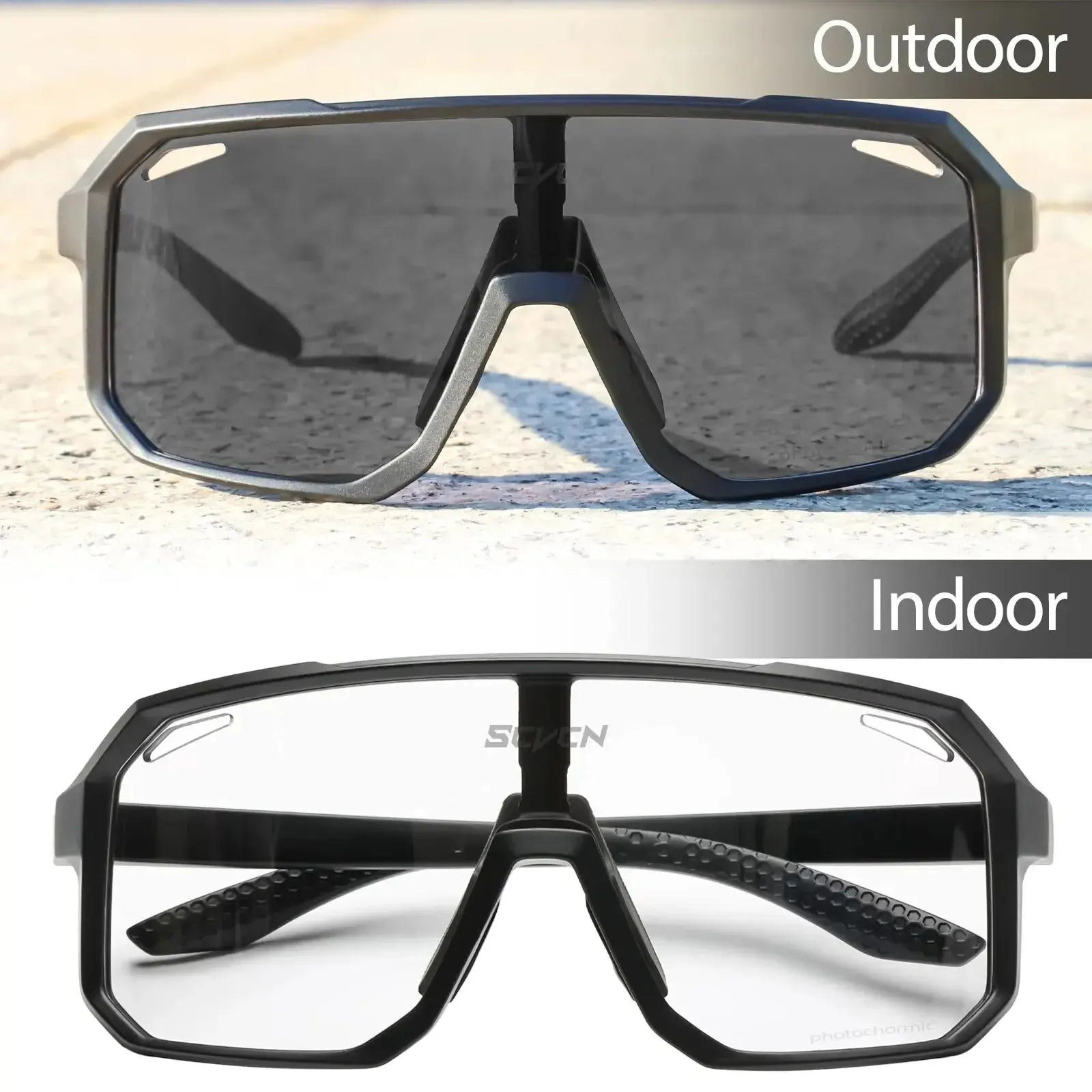Photochromic Cycling Sunglasses — MTB & Outdoor