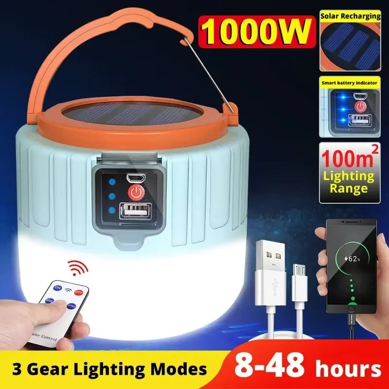 Rechargeable LED Camping Lantern & Flashlight