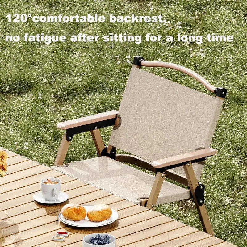 Portable Aluminum Folding Camp Chair