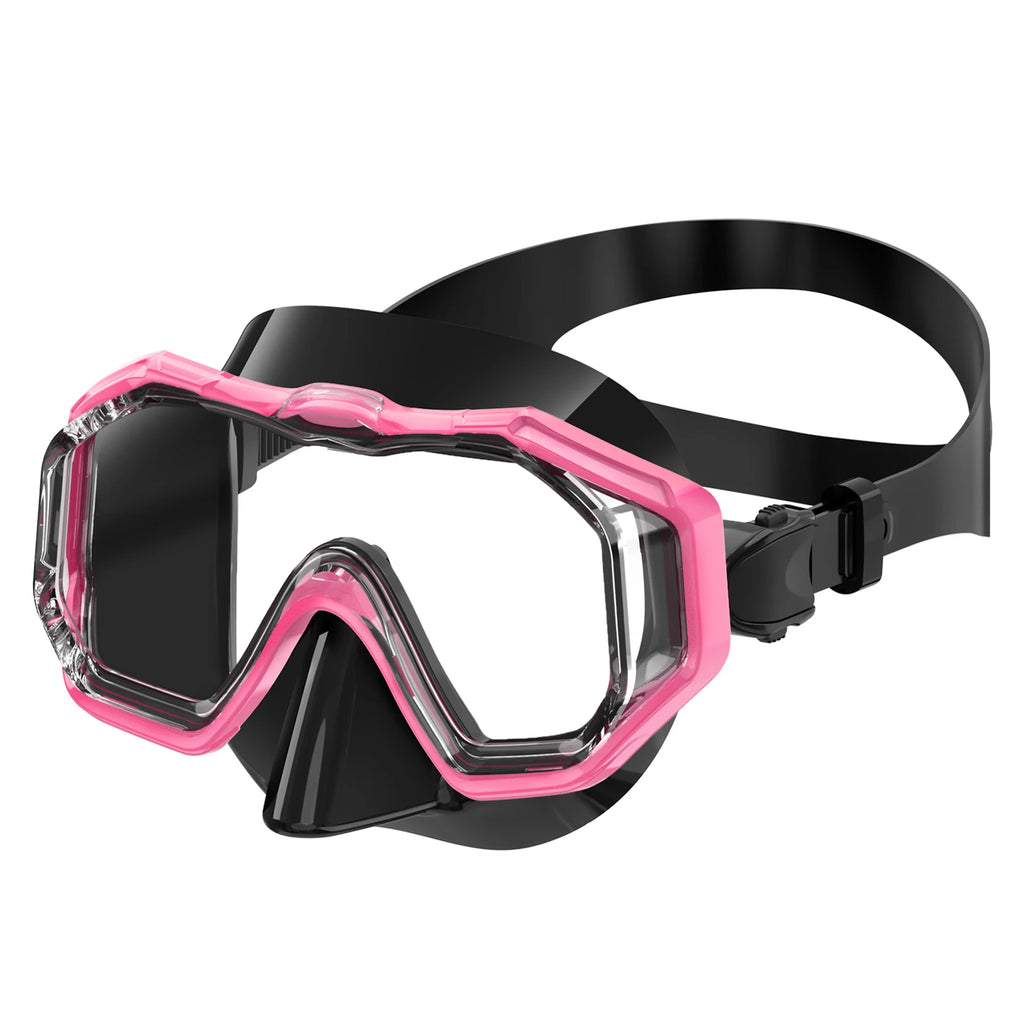 3-Window Panoramic Scuba Diving Mask