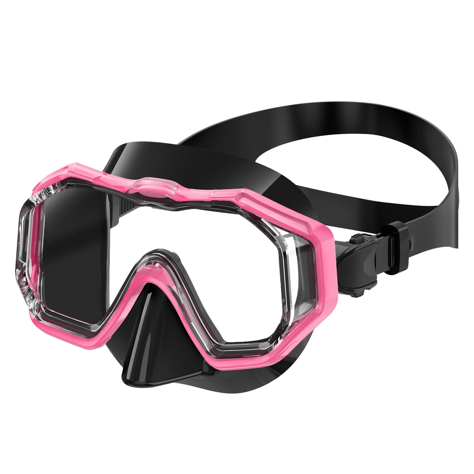 3-Window Panoramic Scuba Diving Mask