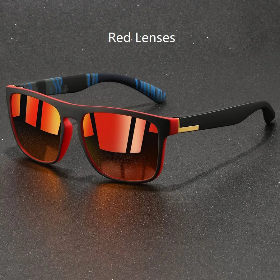 Vintage Square Anti-Glare Sunglasses — UV400