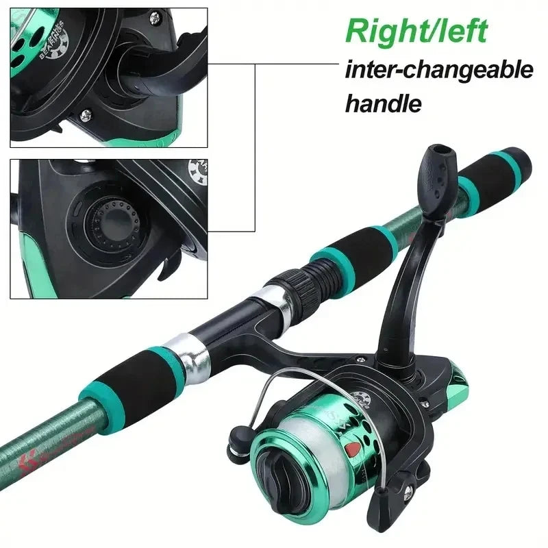 Telescopic Fishing Rod & Spinning Reel Combo