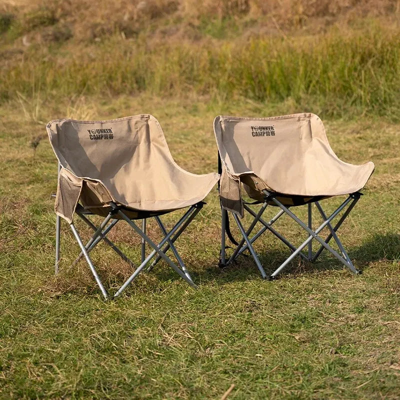 Folding Moon Chair — Lightweight Camp Stool