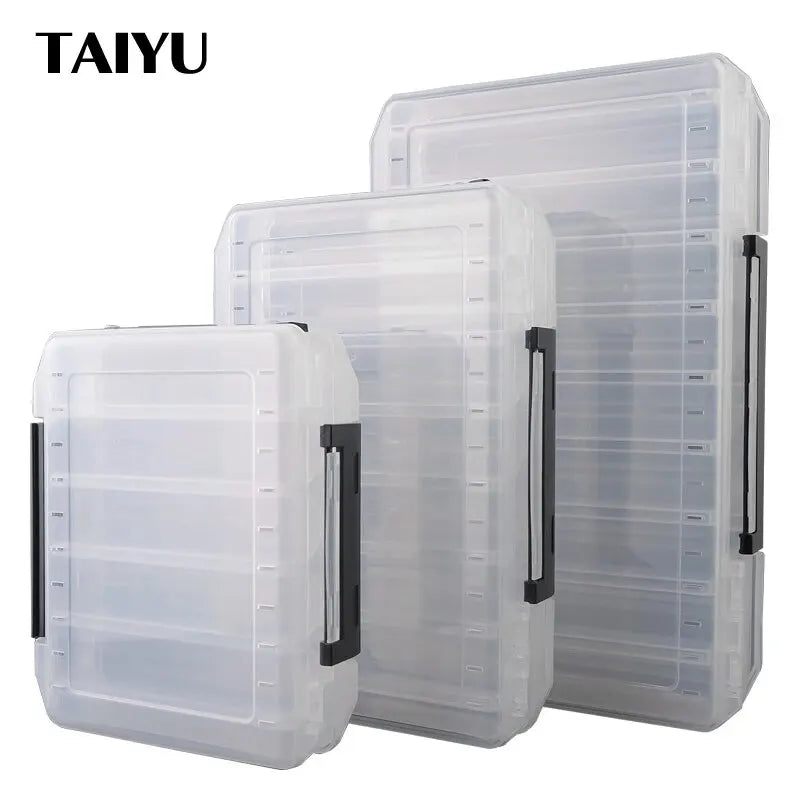 Double-Sided Large Fishing Tackle Box