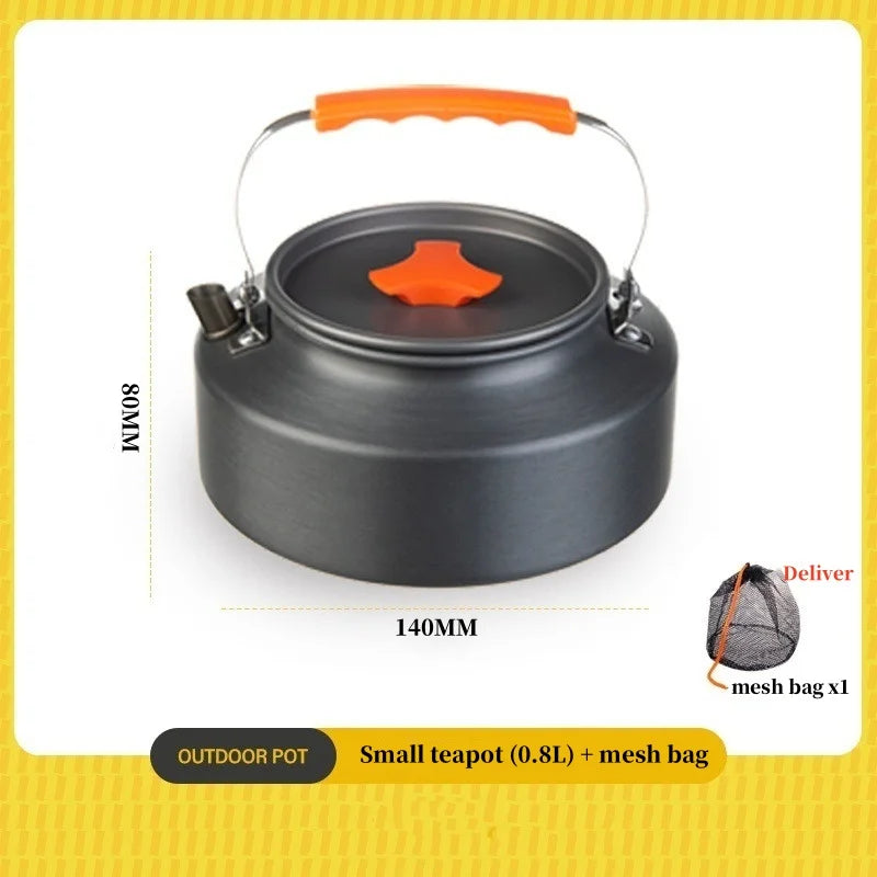 Camping Cookware Set — Kettle & Frying Pan