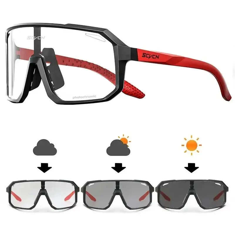 Photochromic Cycling Sunglasses — MTB & Outdoor