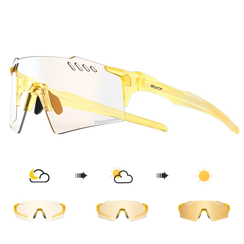 Photochromic MTB Cycling Glasses — UV400