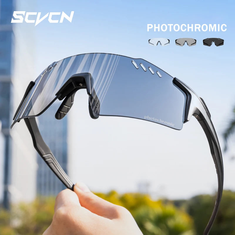 Photochromic MTB Cycling Glasses — UV400