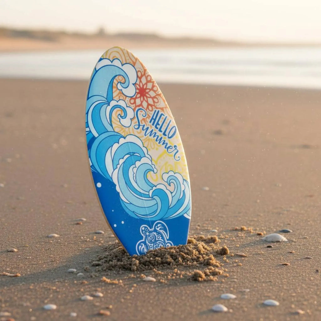 Wooden Skimboard for Beginners & Kids