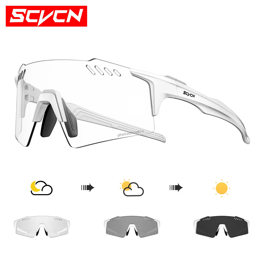Photochromic MTB Cycling Glasses — UV400