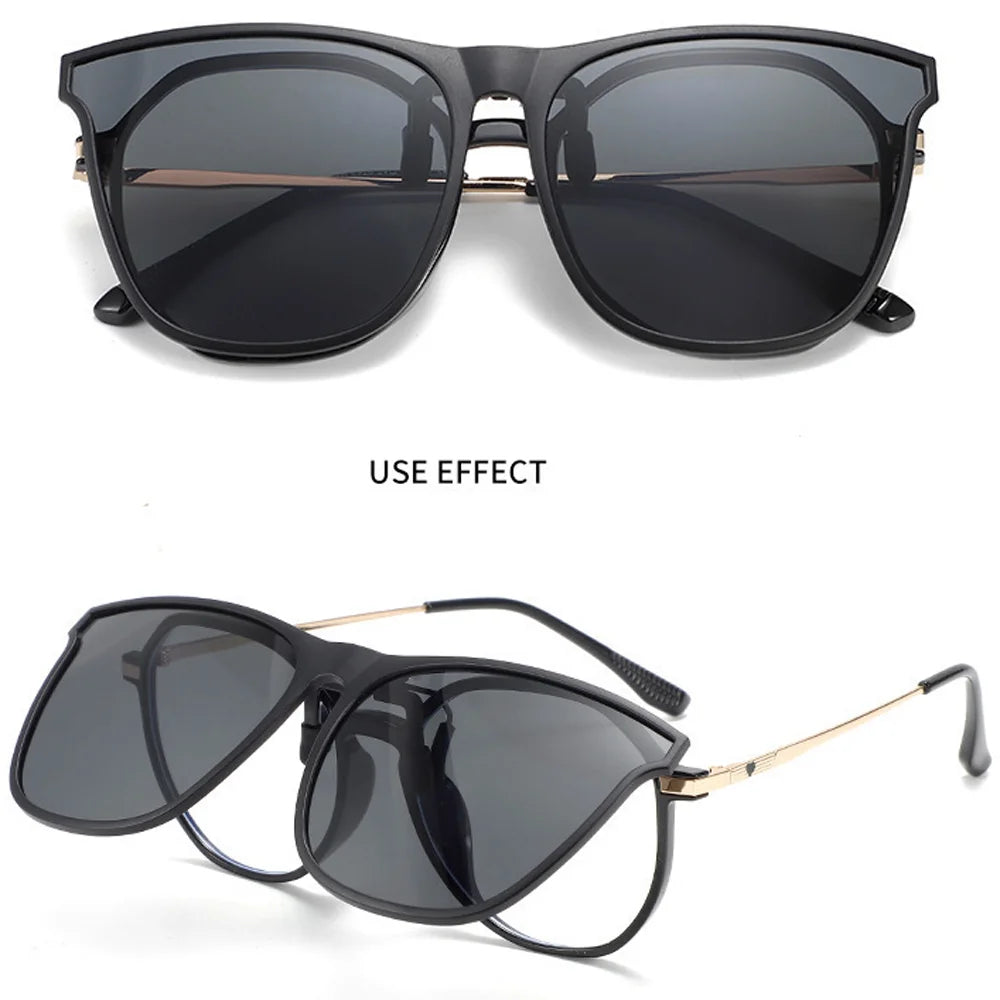 Polarized Clip-On Sunglasses — Night Vision