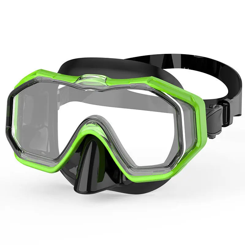 3-Window Panoramic Scuba Diving Mask