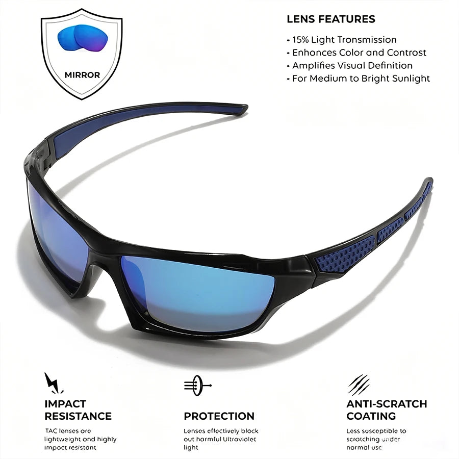 Round Frame Polarized Sunglasses — UV400