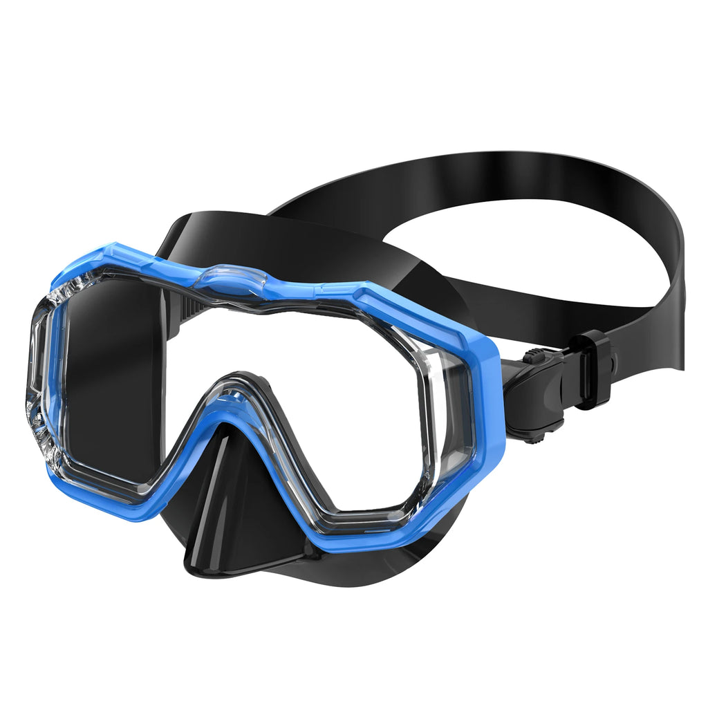 3-Window Panoramic Scuba Diving Mask