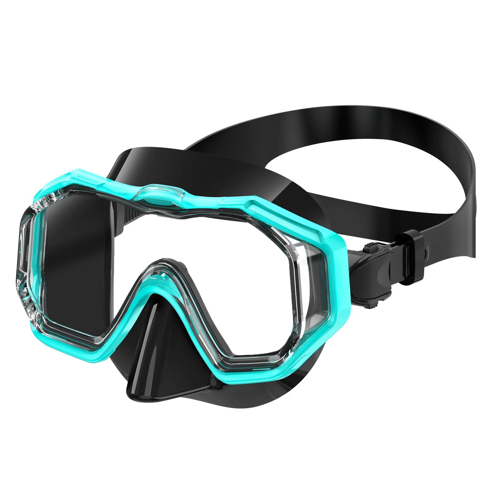 3-Window Panoramic Scuba Diving Mask