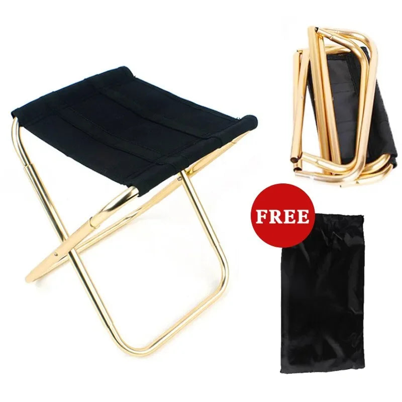 Aluminum Alloy Folding Camp Chair with Bag
