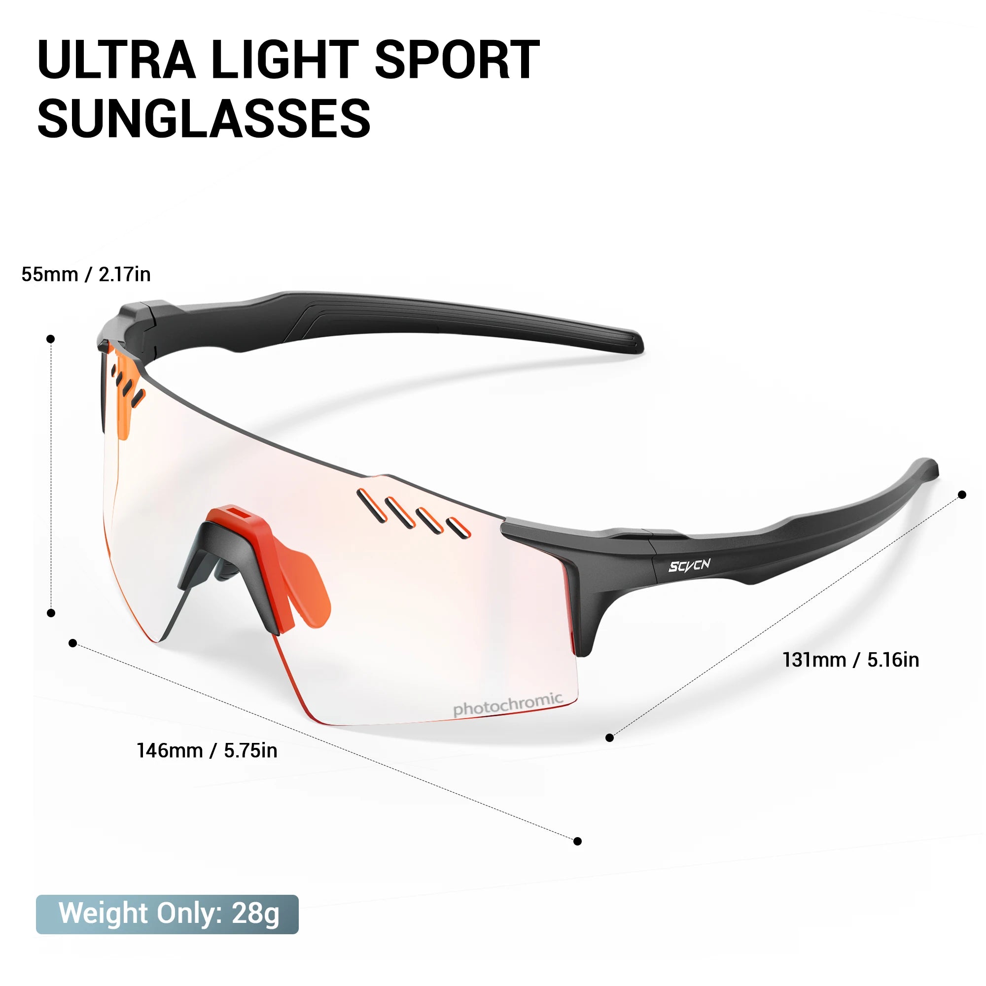 Photochromic MTB Cycling Glasses — UV400