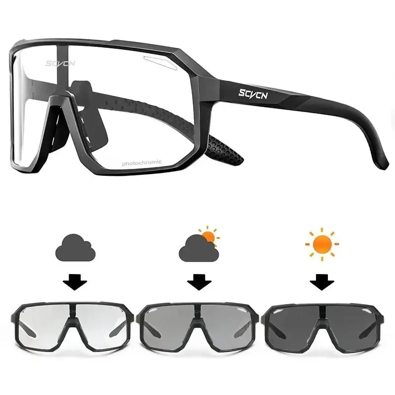 Photochromic Cycling Sunglasses — MTB & Outdoor